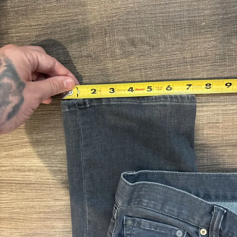 Banana Republic Pants Mens Gray Cotton Slim Straight Fit 33x30